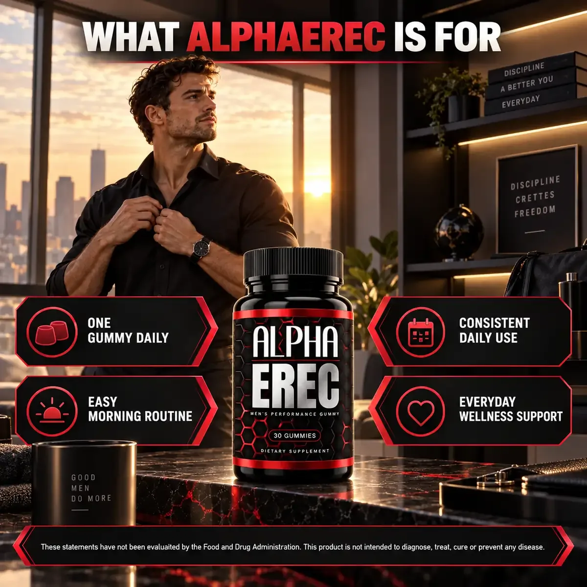 The seller's own WHAT ALPHAEREC IS FOR graphic.