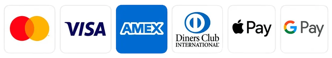 Row of accepted payment card marks, as supplied.